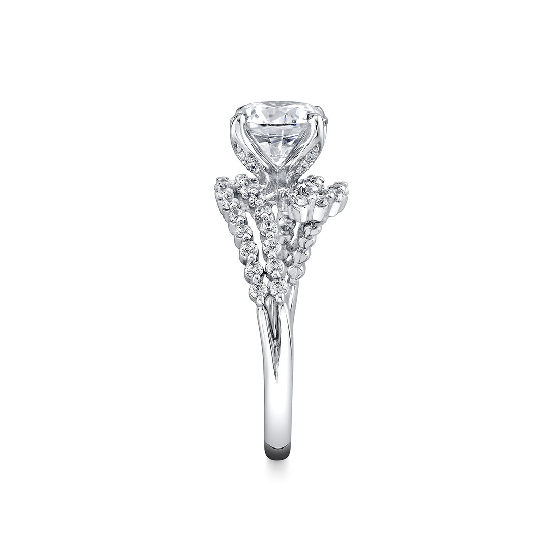 Tulira Double Crossover Engagement Ring - River