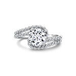 Tulira Double Crossover Engagement Ring - River