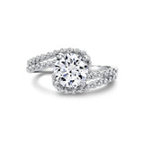 Tulira Double Crossover Engagement Ring - River