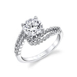 Tulira Double Crossover Engagement Ring - River