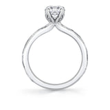Tulira Vine Inspired Engagement Ring - Rhodes