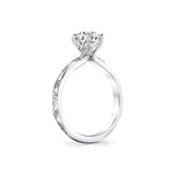 Tulira Vine Inspired Engagement Ring - Rhodes