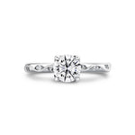 Tulira Vine Inspired Engagement Ring - Rhodes