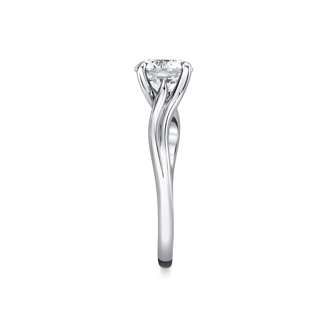 Tulira Solitaire Vine Engagement Ring - Acacia
