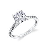 Tulira Vine Prong Engagement Ring - Terra
