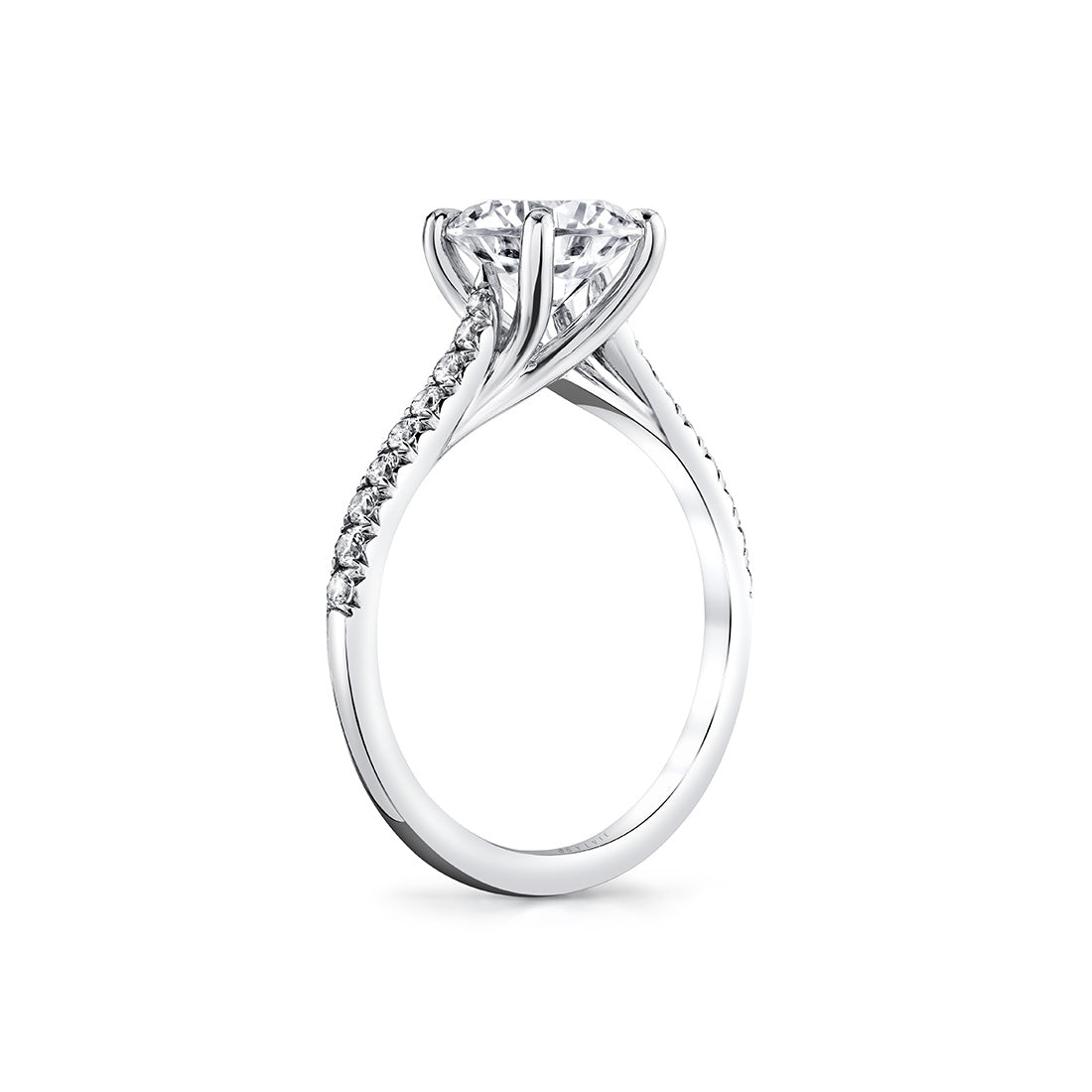Tulira Vine Prong Engagement Ring - Terra