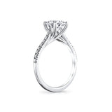 Tulira Vine Prong Engagement Ring - Terra