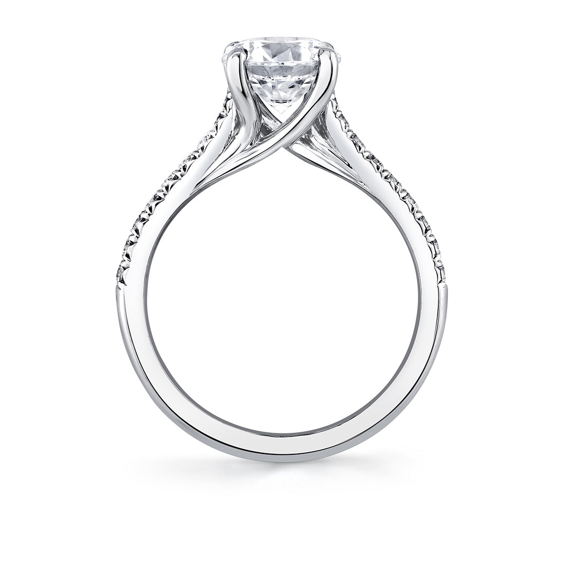 Tulira Vine Prong Engagement Ring - Terra