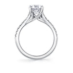 Tulira Vine Prong Engagement Ring - Terra