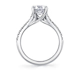 Tulira Vine Prong Engagement Ring - Terra