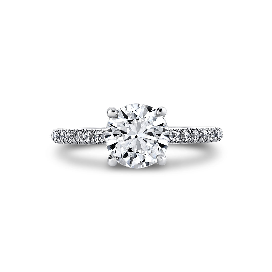 Tulira Vine Prong Engagement Ring - Terra