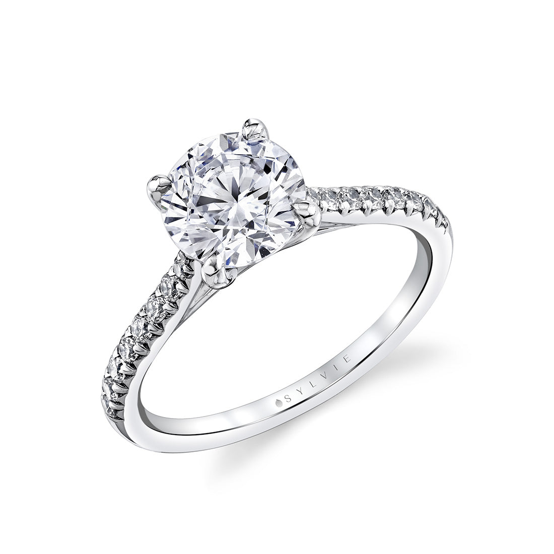 Tulira Vine Prong Engagement Ring - Terra