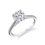 Tulira Vine Prong Engagement Ring - Terra