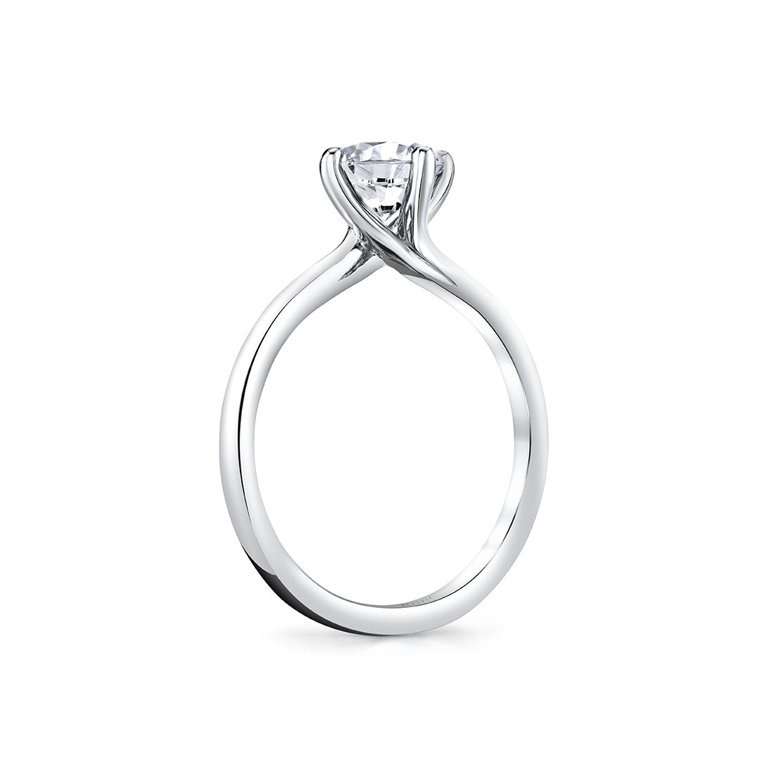 Tulira Compass Set Vine Prong Engagement Ring - Wren