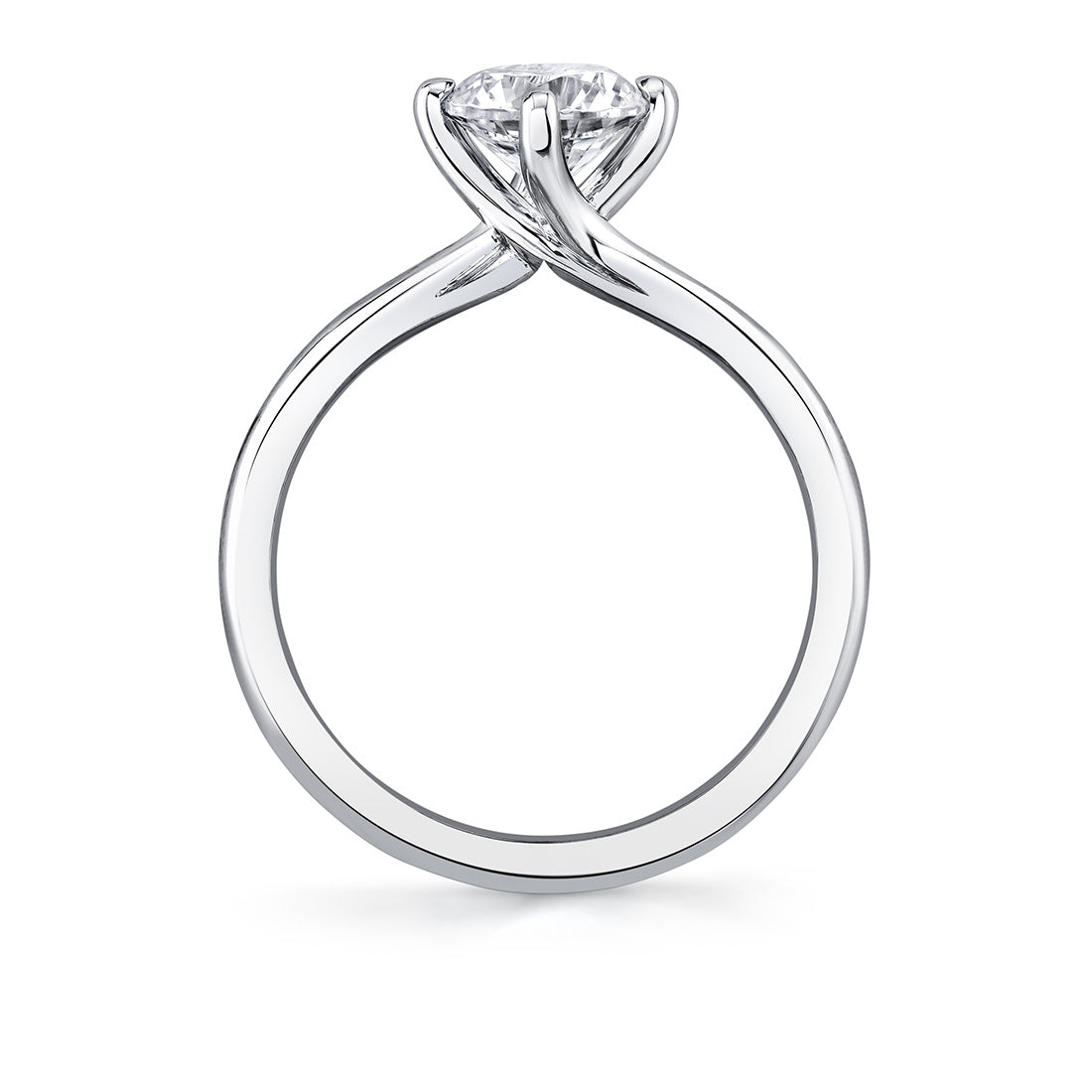 Tulira Compass Set Vine Prong Engagement Ring - Wren