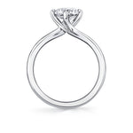 Tulira Compass Set Vine Prong Engagement Ring - Wren