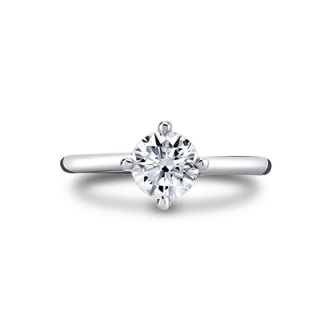 Tulira Compass Set Vine Prong Engagement Ring - Wren