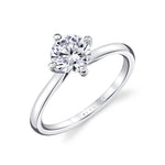 Tulira Compass Set Vine Prong Engagement Ring - Wren