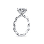 Tulira Leaf Inspired Engagement Ring - Zinnia