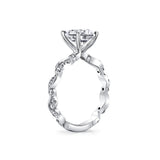 Tulira Leaf Inspired Engagement Ring - Zinnia