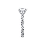 Tulira Leaf Inspired Engagement Ring - Zinnia