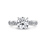 Tulira Leaf Inspired Engagement Ring - Zinnia