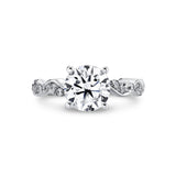 Tulira Leaf Inspired Engagement Ring - Zinnia