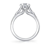 Tulira Leaf Inspired Engagement Ring - Sage