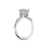Tulira Bezel Petal and Leaf Engagement Ring - Briony