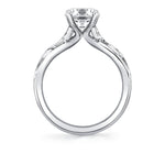 Tulira Bezel Petal and Leaf Engagement Ring - Briony