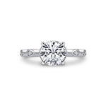 Tulira Bezel Petal and Leaf Engagement Ring - Briony