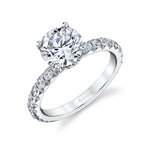 Classic Round Engagement Ring - Malencia