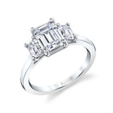 Three Stone Engagement Ring