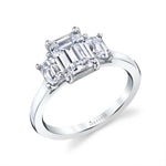 Three Stone Engagement Ring