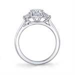 Three Stone Oval Engagement Ring