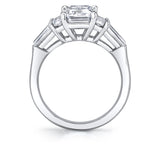 Emerald Cut Five Stone Engagement Ring - Bree