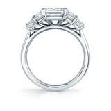 Emerald Cut Five Stone Engagement Ring - Brenley