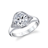 Shell Auranova Riva Split Shank Engagement Ring - Calista