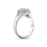 Shell Auranova Riva Split Shank Engagement Ring - Calista
