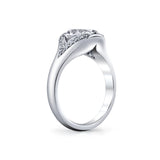 Shell Auranova Riva Split Shank Engagement Ring - Calista