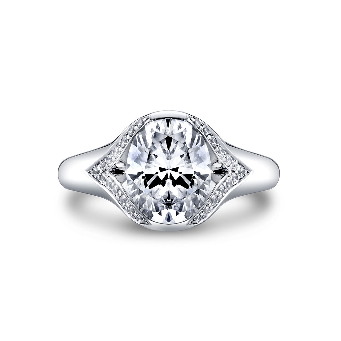 Shell Auranova Riva Split Shank Engagement Ring - Calista