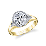 Shell Auranova Riva Split Shank Engagement Ring - Calista