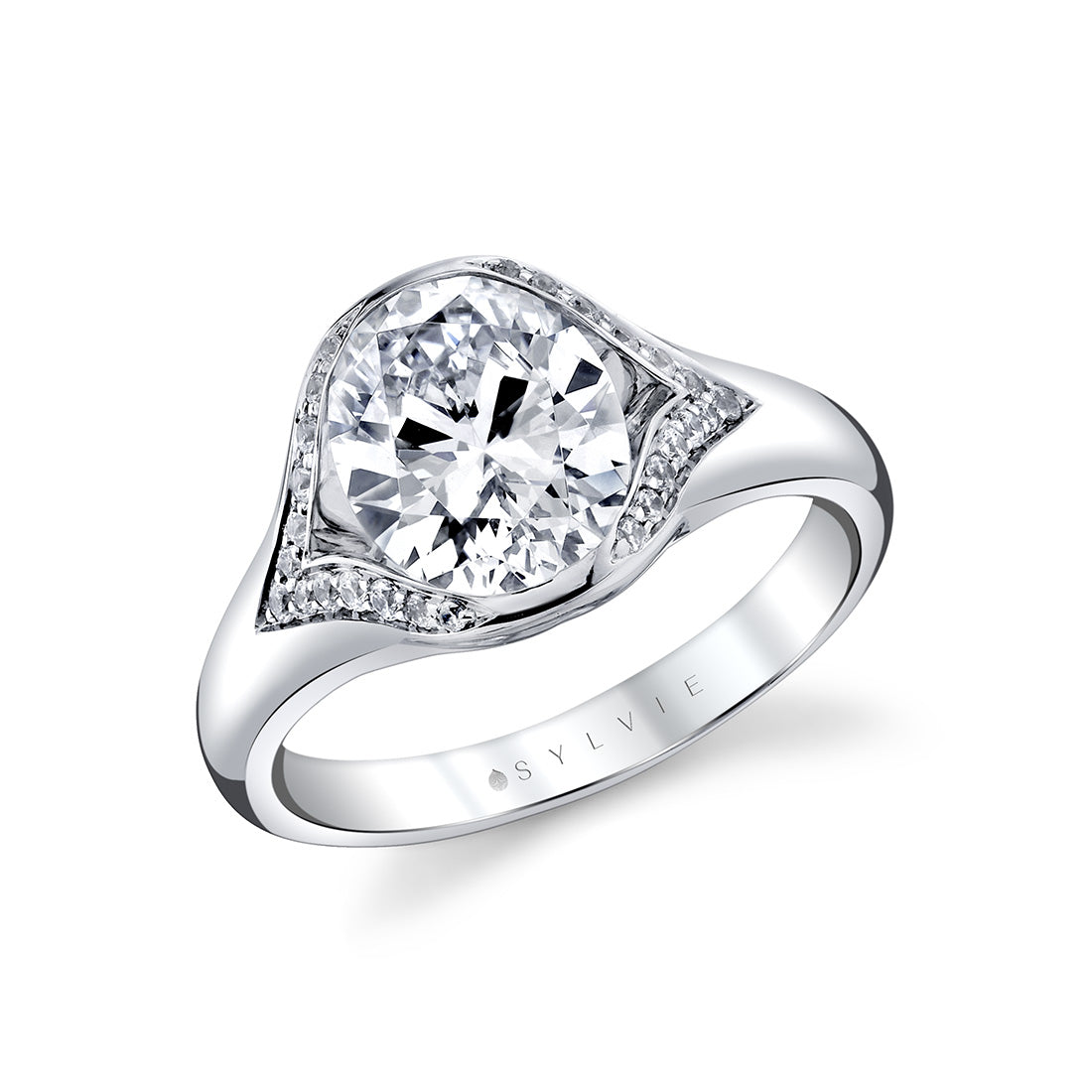 Shell Auranova Riva Split Shank Engagement Ring - Calista