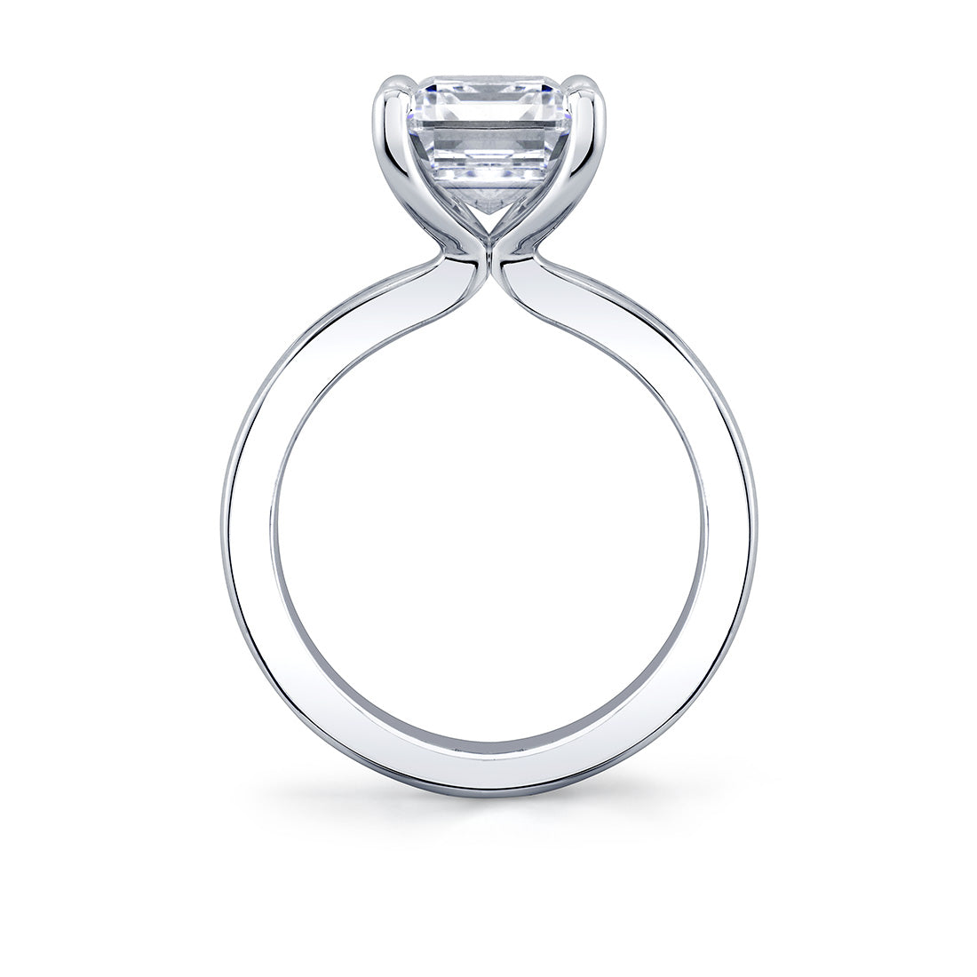 Auravie Channel Set Baguette Engagement Ring - Hania