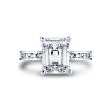 Auravie Channel Set Baguette Engagement Ring - Hania