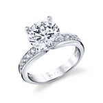 Auravie Channel Set Graduated Diamond Engagement Ring - Kalla