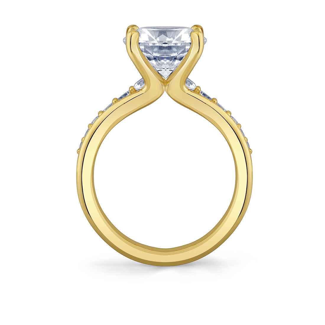 Auravie Channel Set Graduated Diamond Engagement Ring - Kalla