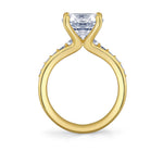 Auravie Channel Set Graduated Diamond Engagement Ring - Kalla