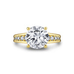 Auravie Channel Set Graduated Diamond Engagement Ring - Kalla