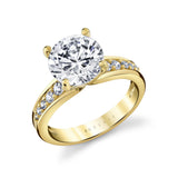 Auravie Channel Set Graduated Diamond Engagement Ring - Kalla